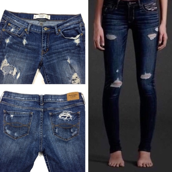 Abercrombie Fitch Brett Distressed 